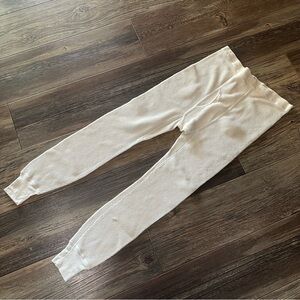 Vintage 70's SAUGATUCK dry goods beige thermal long johns waffle knit pants XL